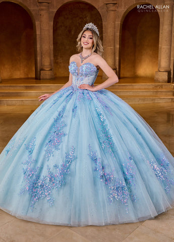 Trägerloses Quinceanera-Kleid von Rachel Allan RQ1148