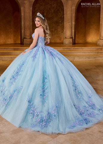 Trägerloses Quinceanera-Kleid von Rachel Allan RQ1148