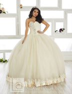 Strapless Sweetheart Dress by House of Wu LA Glitter 24017