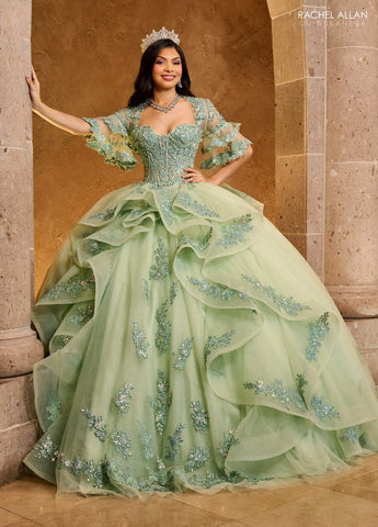 Sweetheart-Lagen-Quinceanera-Kleid von Rachel Allan RQ1138