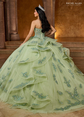 Sweetheart-Lagen-Quinceanera-Kleid von Rachel Allan RQ1138