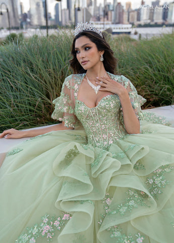 Sweetheart-Lagen-Quinceanera-Kleid von Rachel Allan RQ1138