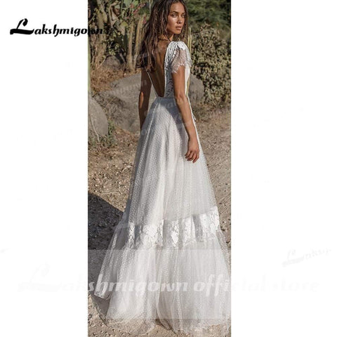 NumberSea Herzausschnitt Spitze Perlen verziert Off Shoulder Brautkleider
