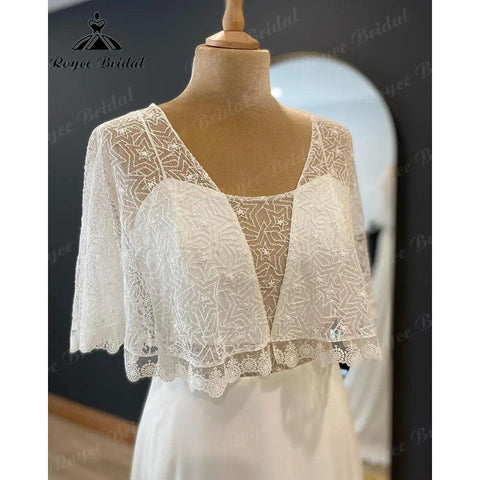Trouwjurk Vintage Spitze Mieder Chiffon Boho Strand Brautkleid für die Braut 2024 Bohemian Brautkleid Nach Maß Vestido Noiva 