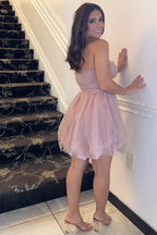 tüll mesh röhrchen-top homecoming-kleid SYH103