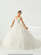 V-Neck Quinceanera Dress by Fiesta Gowns 56442