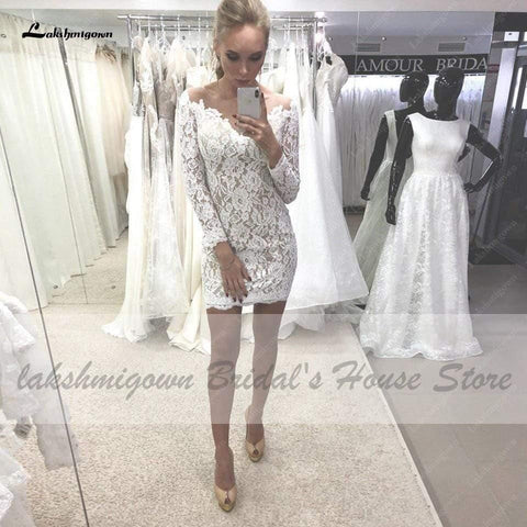 NumberSea Vintage 2 Stück Brautkleid Spitze Mieder Rückenfrei