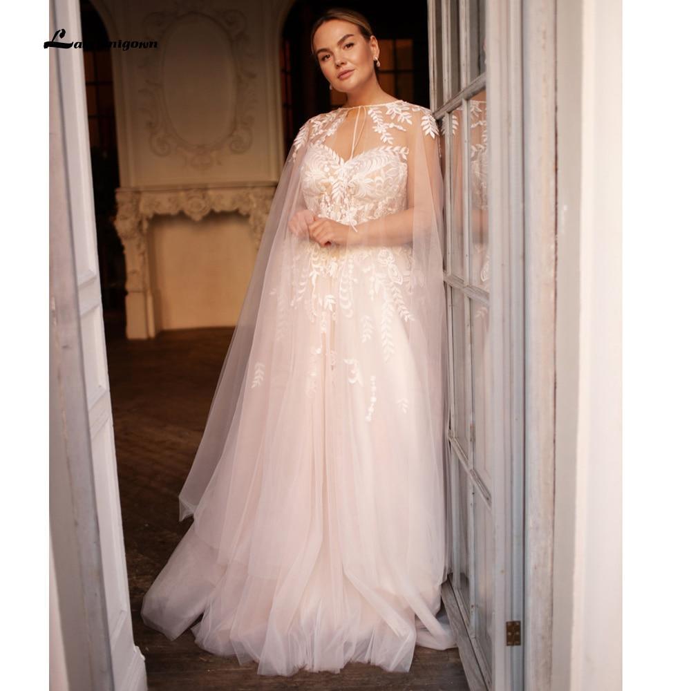 NumberSea Vintage Lace Wedding Dress with jacket