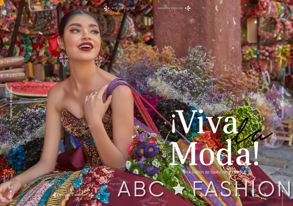 Virgen De Guadalupe Quince Dress by Ragazza M18-118