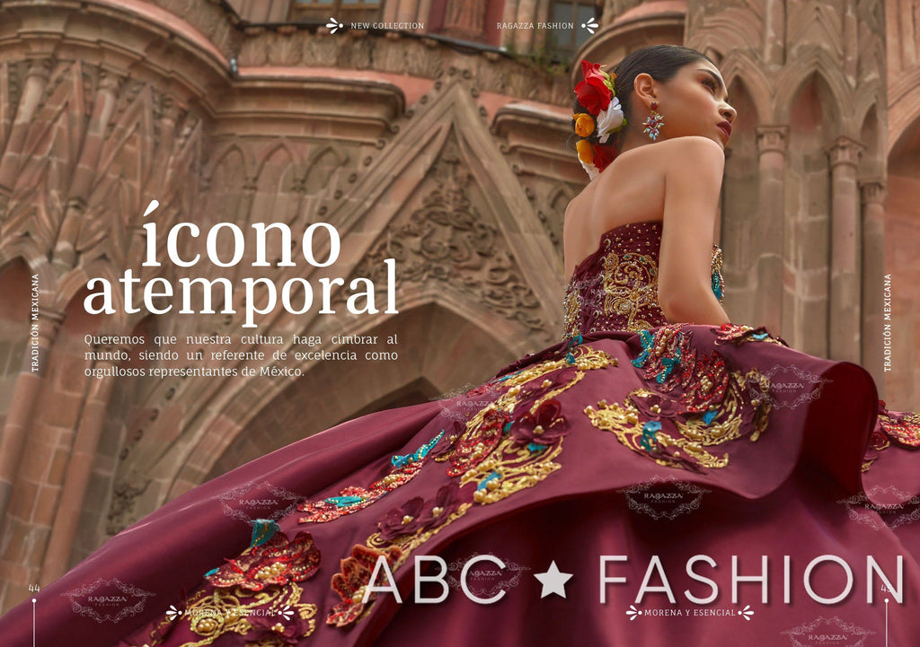 Virgen De Guadalupe Quince Dress by Ragazza M18-118