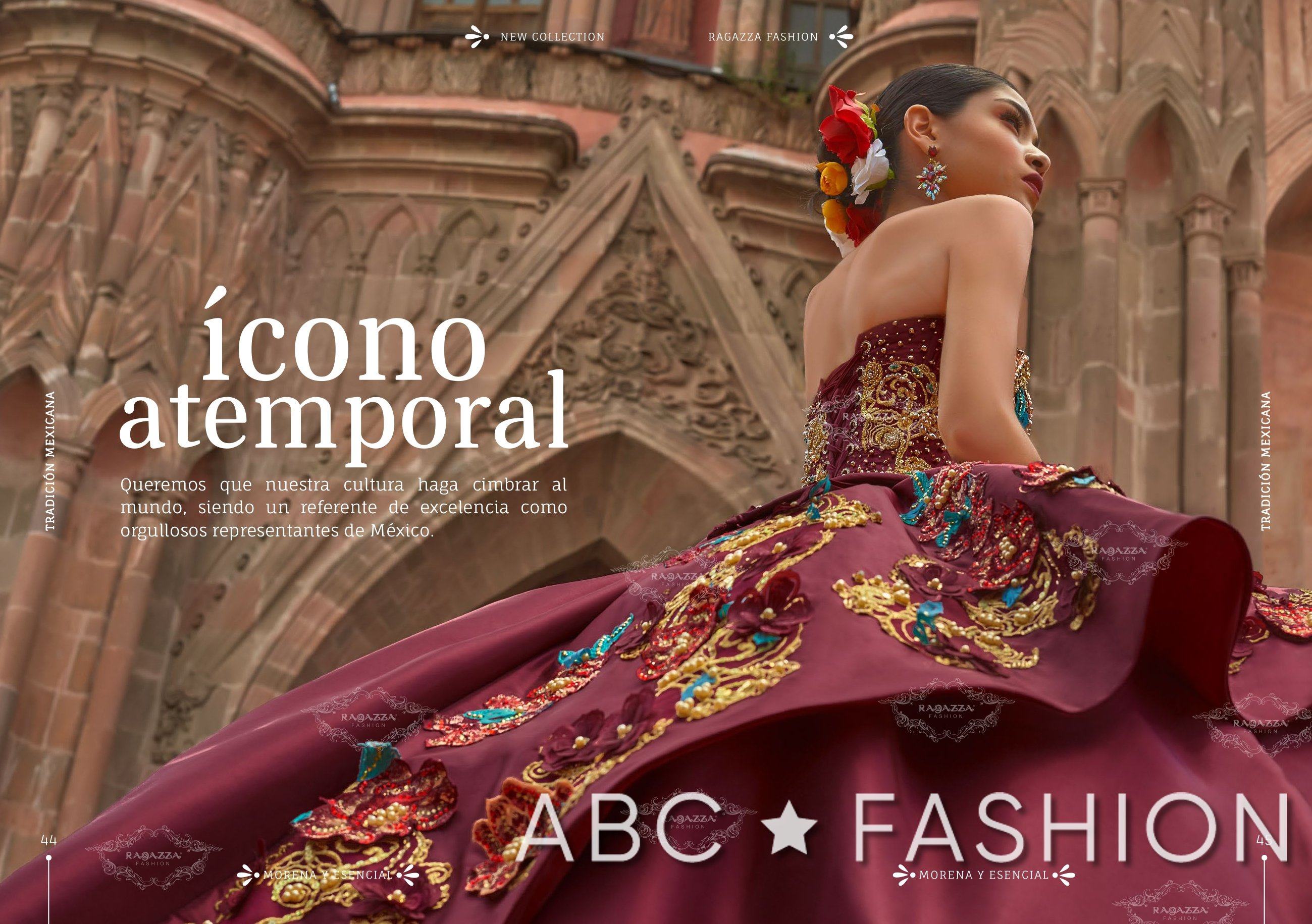 Virgen De Guadalupe Quince Dress by Ragazza M18-118