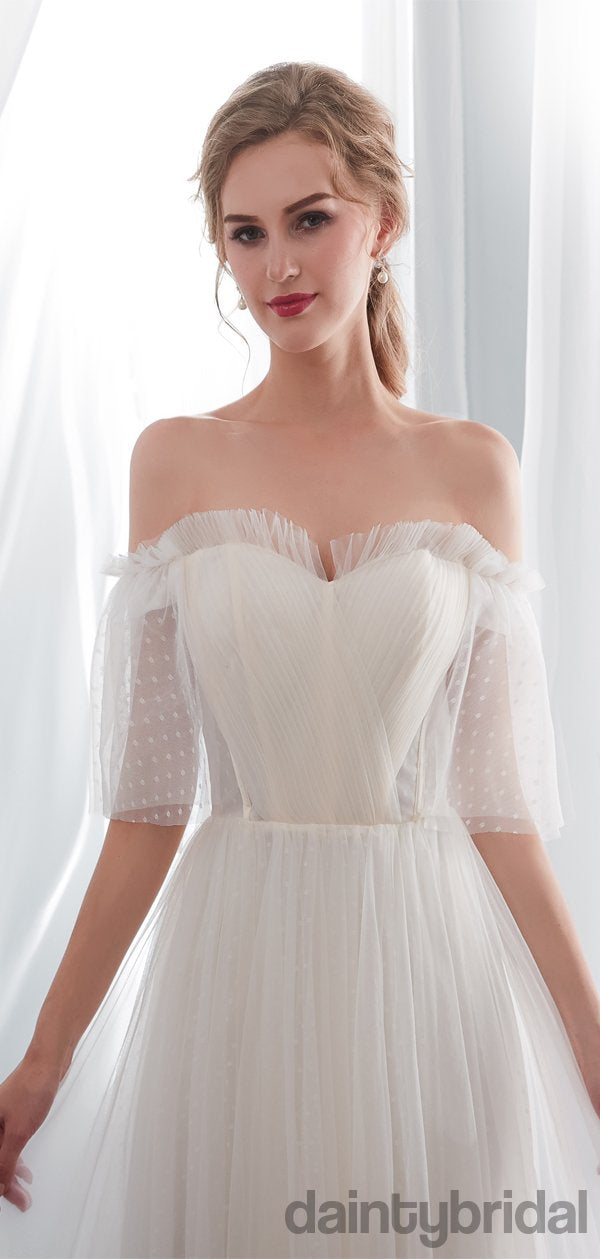 Abito da sposa a sirena in tulle con strascico, abito a palloncino. DB1007