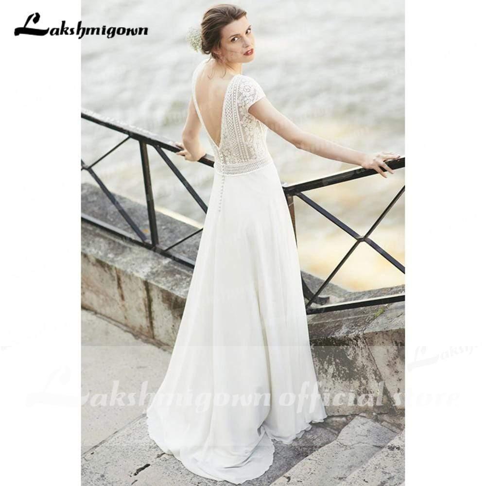 NumberSea Wedding Dress New Style Backless Sexy Bridal