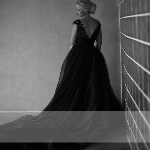 NumberSea Brautkleid Übergröße Spitze Kappe Kurze Ärmel