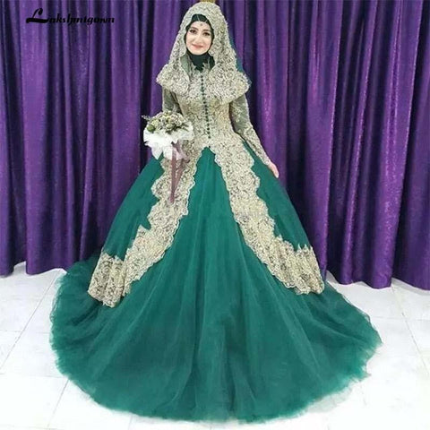 NumberSea Brautkleider mit Spitze und V-Ausschnitt