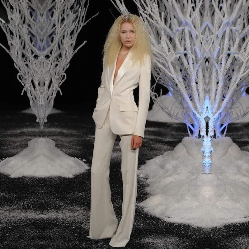 NumberSea White jumpsuit Wedding Dresses pants Women